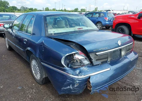 2008 Mercury Grand Marquis Gs from USA, damaged, VIN 2MEFM74V38X610760